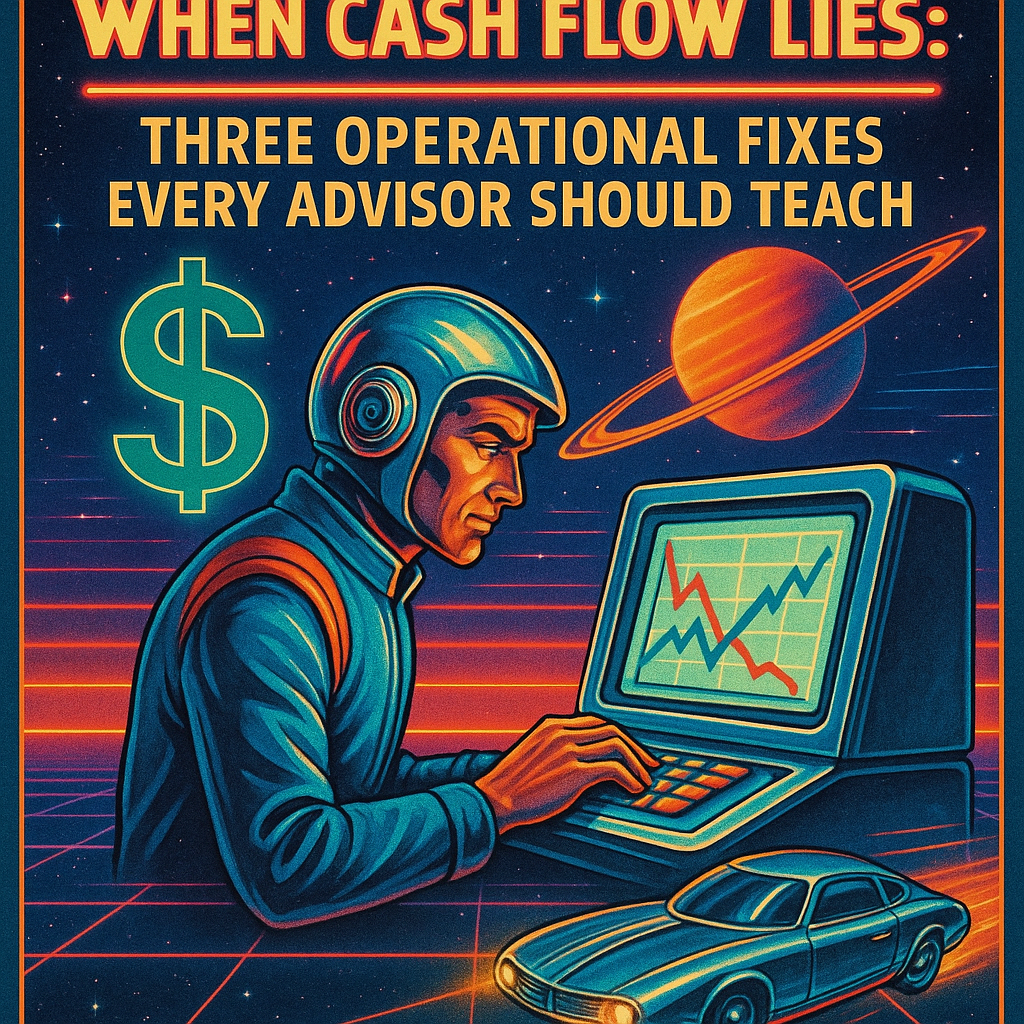 When Cash Flow Lies: Three Operational Fixes Every Advisor Should Teach