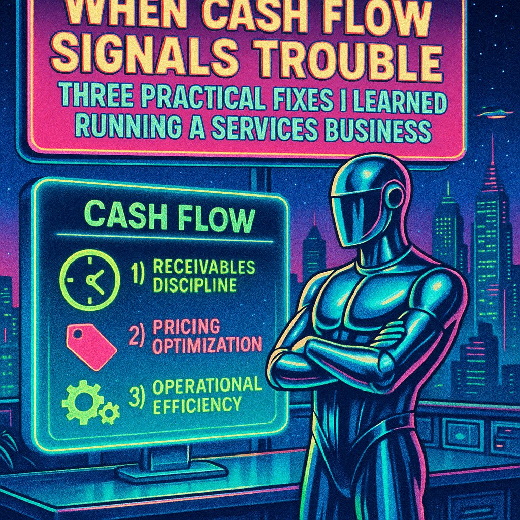 When Cash Flow Signals Trouble: Three Practical Fixes I Learned Running a Services Business