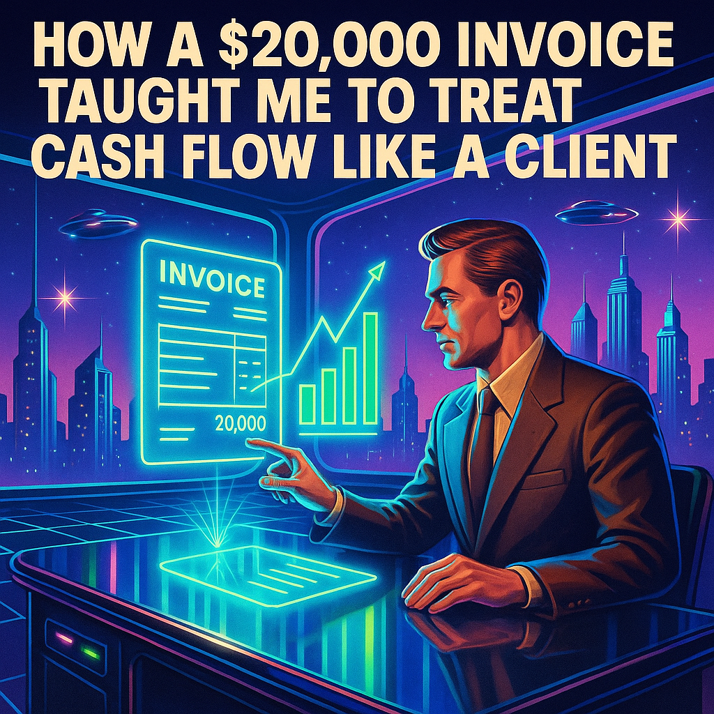 How a $20,000 Invoice Taught Me to Treat cash flow Like a Client